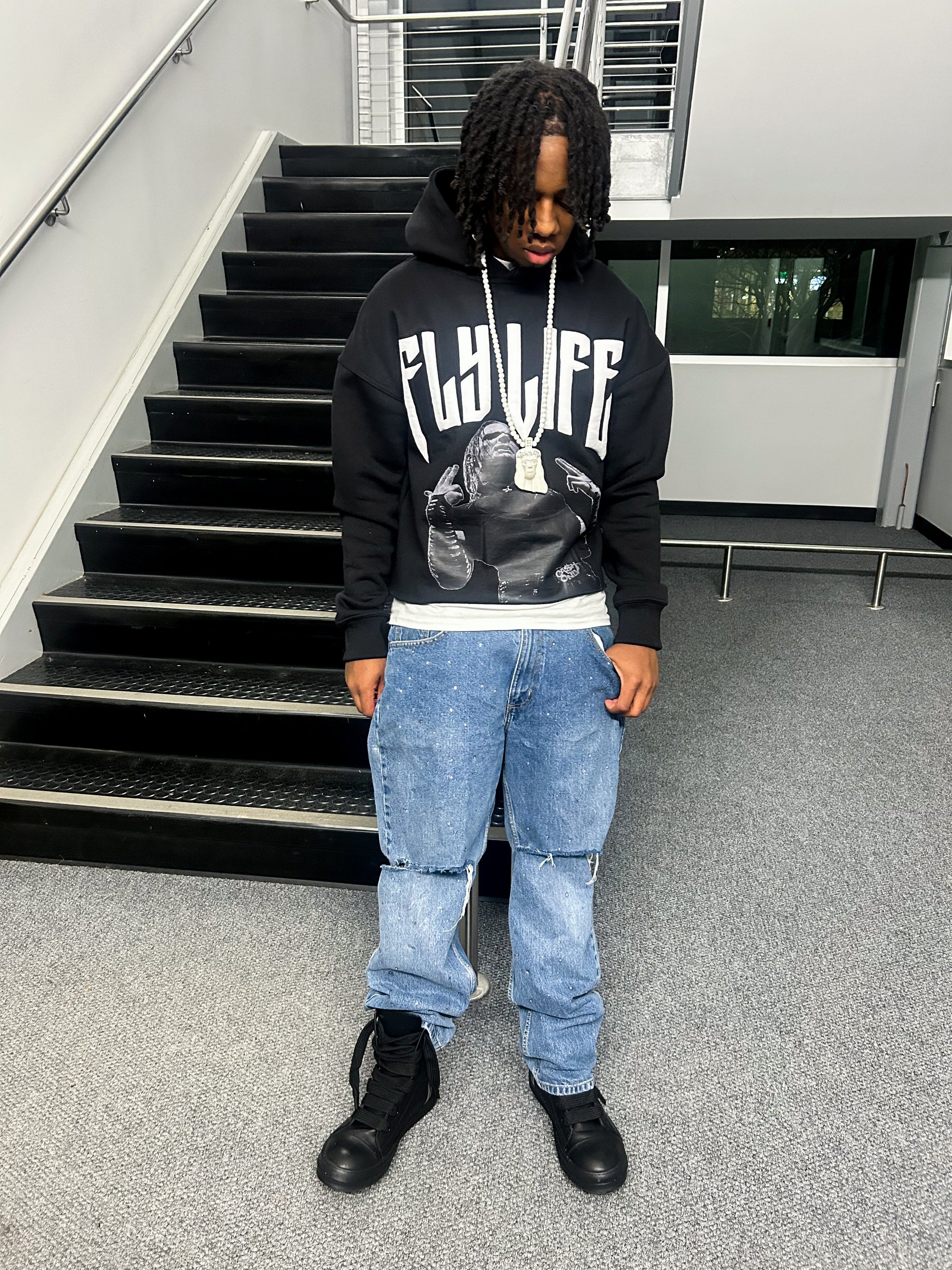 Black FlyLife Hoodie