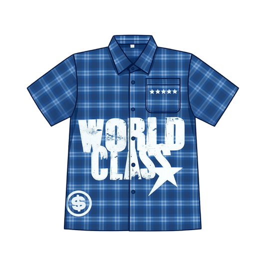 WorldClass Short-Sleeve Flannel