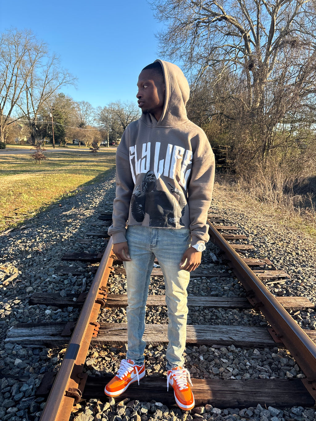 Grey FlyLife Hoodie