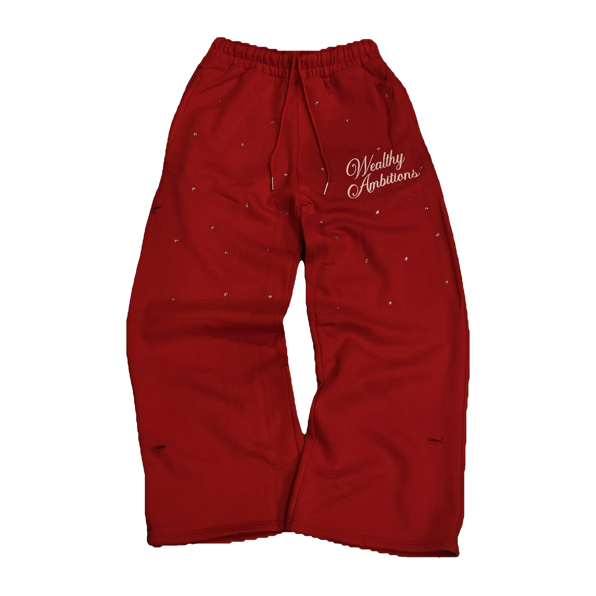 Red Wealthy Ambitions Sweatpants