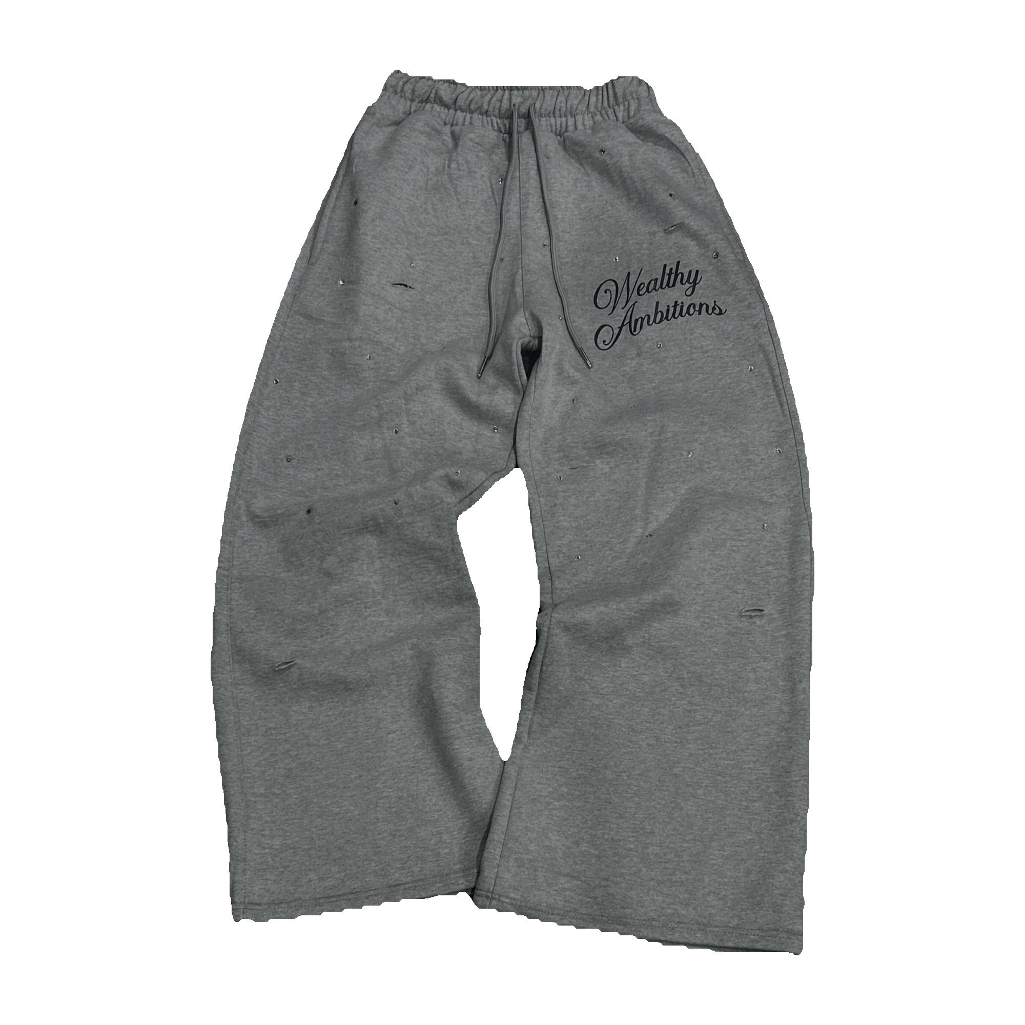 Grey Wealthy Ambitions Sweatpants